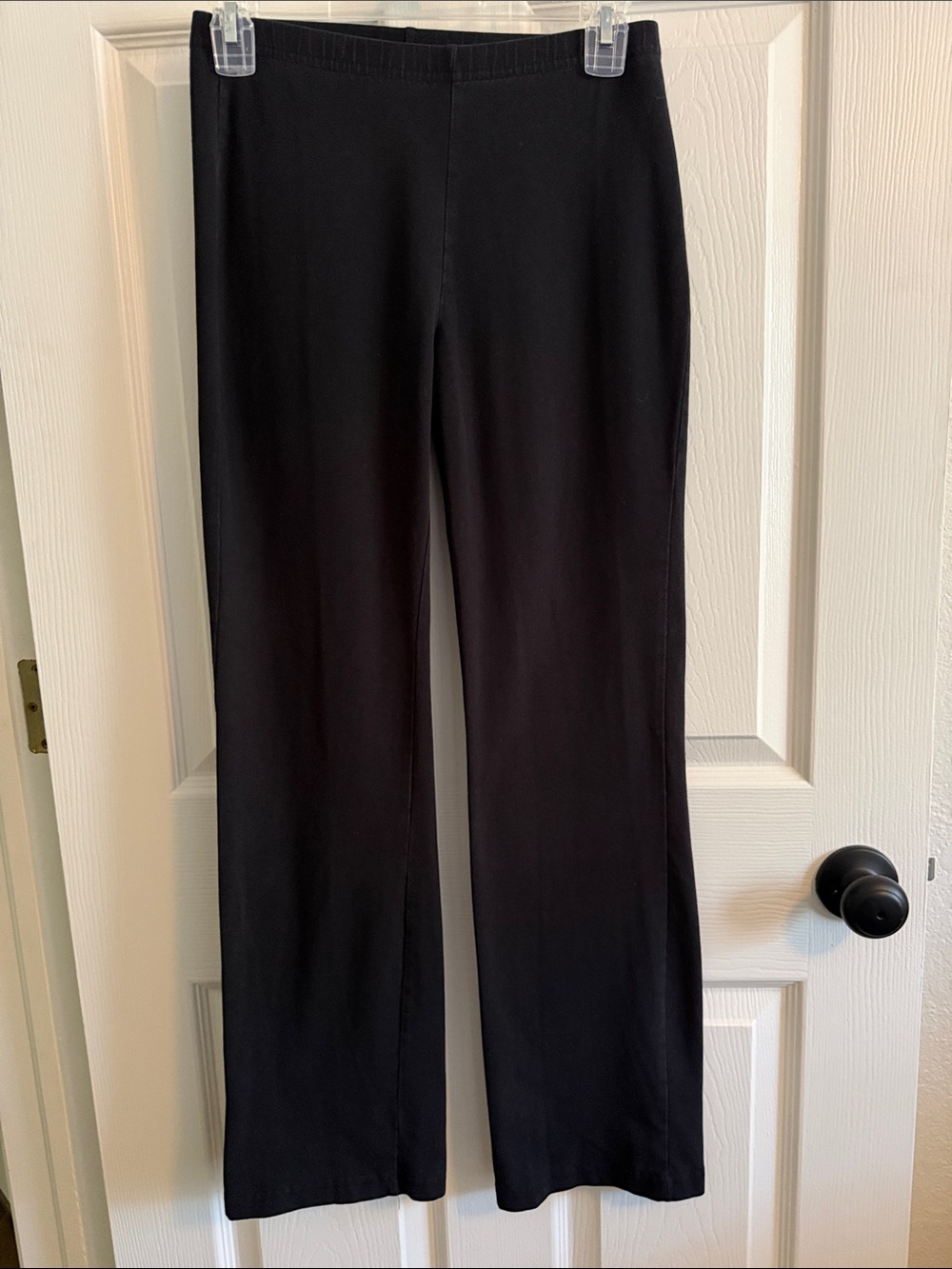 Shape FX Black Boot Cut Pull-On Women's Leggings